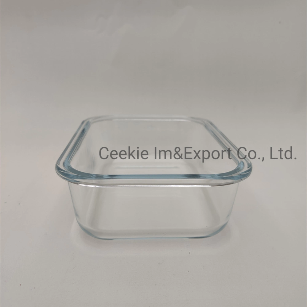 Oven Safe Glass Lunch Box High Borosilicate Glassware Kitchenware Partition Crisper