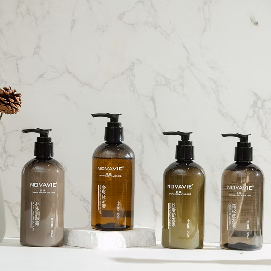 Shampoo, kleines Hotelpaket, große Hotelseife, Hotel-Badezimmerzubehör